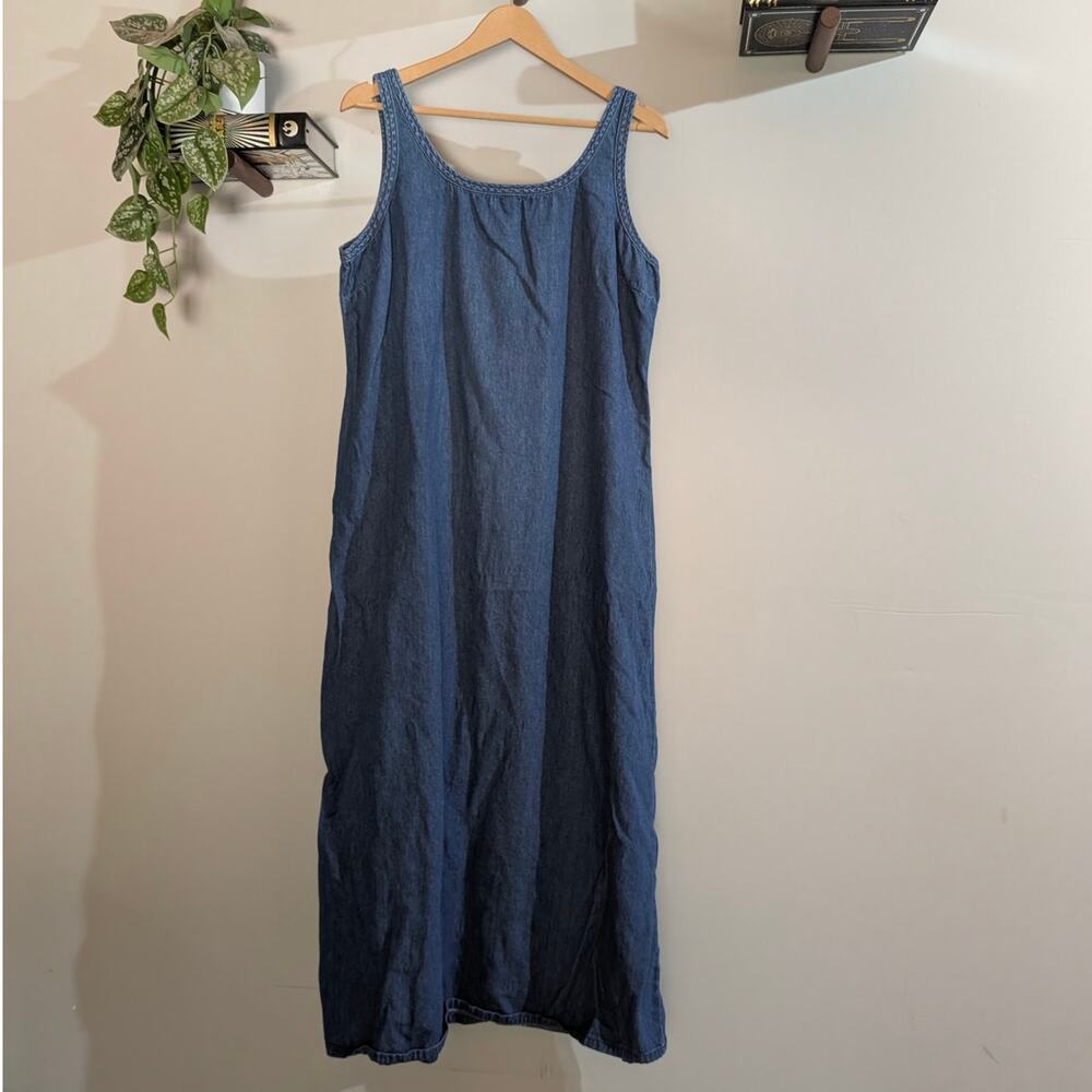 Faded Glory Authentic Wear | Vintage Denim Maxi Dress | Size XL